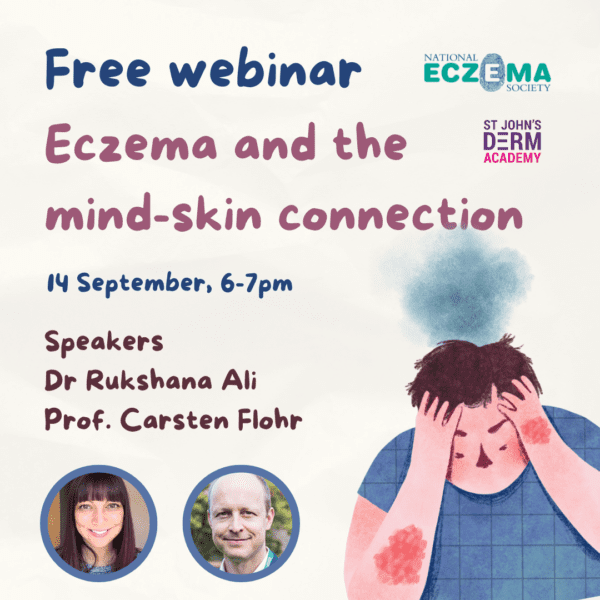 Eczema and the mindskin connection free webinar National Eczema Society
