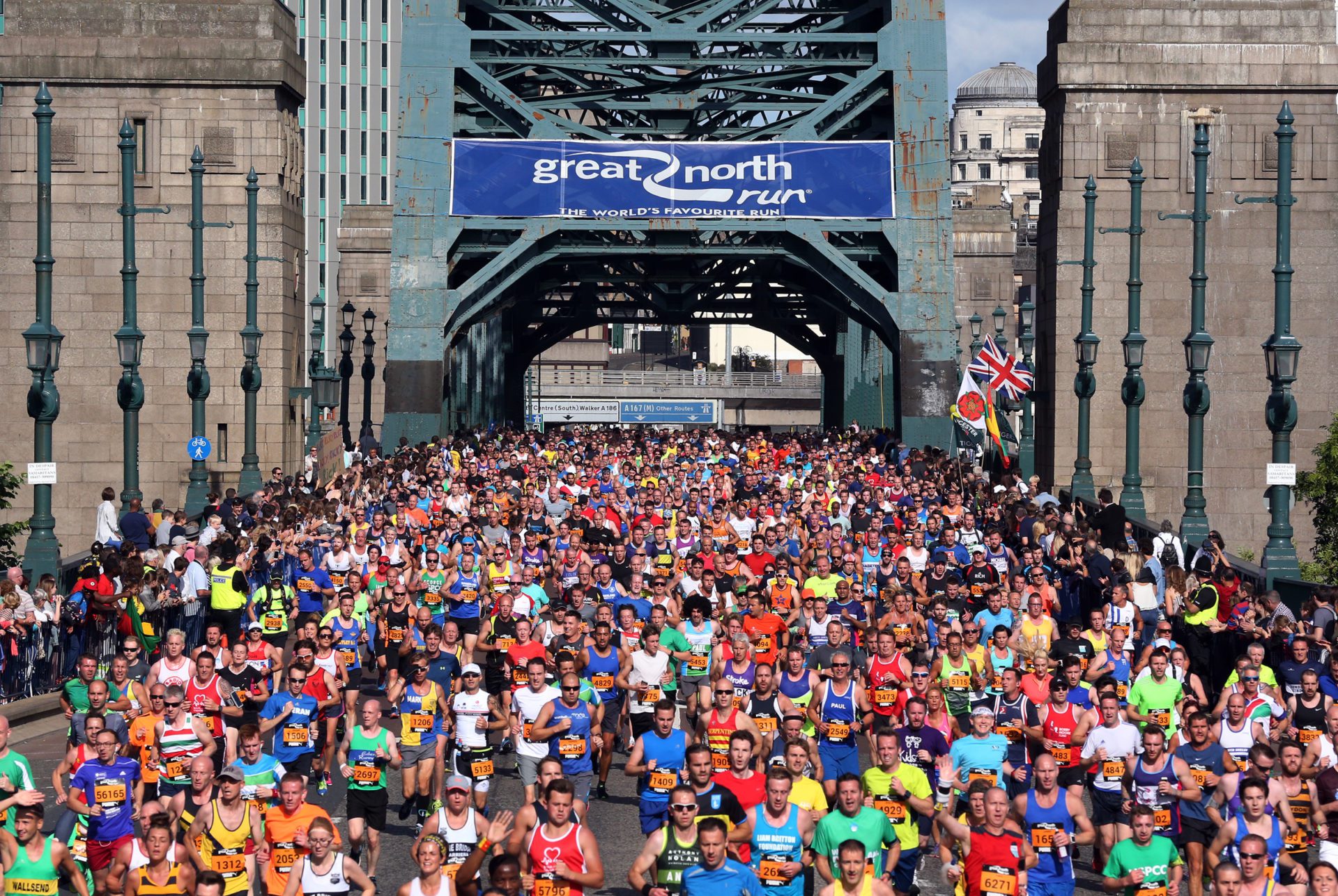 Named run. Great North Run. The great North.