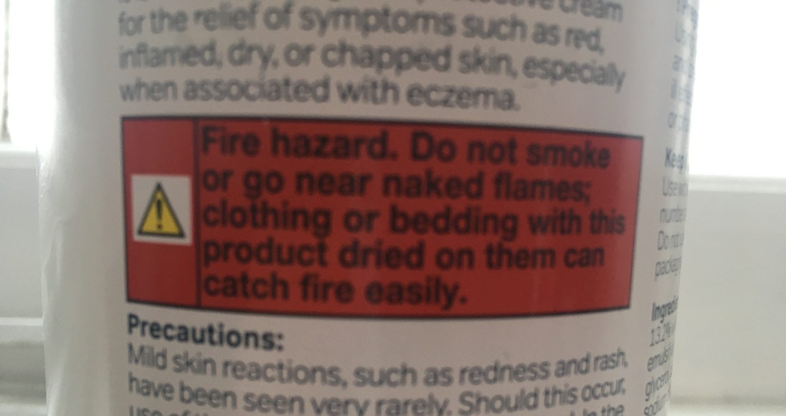 Emollients and fire risk National Eczema Society